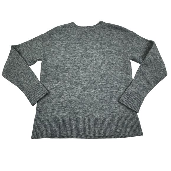 Talbots Wool Blend Soft Comfy Classy Silver Rhinestone Beaded Sweater Women's XS - Picture 5 of 7